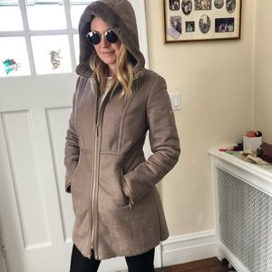 Michael Kors suede parka